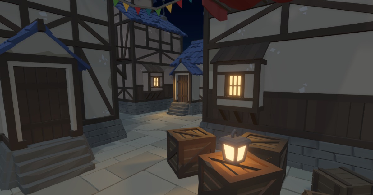 Stylized Fantasy — Town Pack